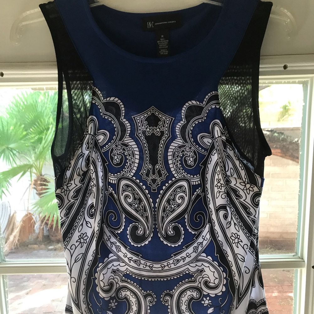 Dressy sleeveless top